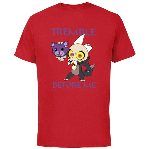 Disney Channel The Owl House King - Short Sleeve Cotton T-Shirt for Adults -Customized-Red