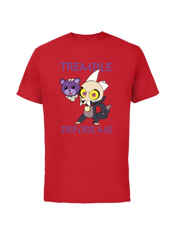 Channel The Owl House King - Short Sleeve Cotton T-Shirt for Adults -Customized-Red