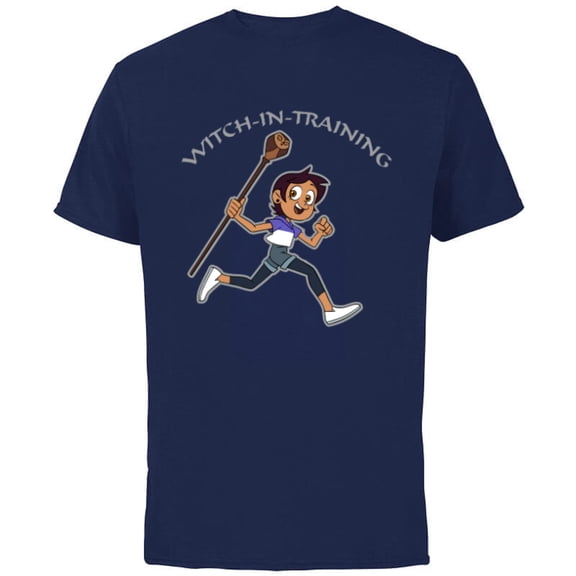 Disney Channel The Owl House Luz - Short Sleeve Cotton T-Shirt for Adults - Customized-Navy