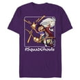thumbnail image 1 of Disney Channel The Owl House #SquadGhouls - Short Sleeve Blended T-Shirt for Adults -Customized-Purple, 1 of 5