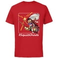 thumbnail image 1 of Disney Channel The Owl House #SquadGhouls - Short Sleeve Cotton T-Shirt for Adults -Customized-Red, 1 of 5