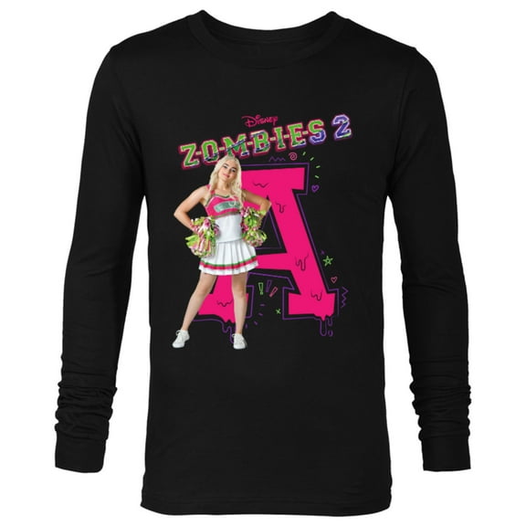 Disney Channel Zombies 2 Addison Cheer A - Long Sleeve T-Shirt for Men- Customized-Black