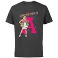 thumbnail image 1 of Disney Channel Zombies 2 Addison Cheer A - Short Sleeve Cotton T-Shirt for Adults- Customized-Charcoal, 1 of 5