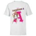 thumbnail image 1 of Disney Channel Zombies 2 Addison Cheer A  - Short Sleeve T-Shirt for Kids- Customized-White, 1 of 5