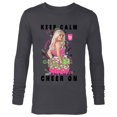 thumbnail image 1 of Disney Channel Zombies 2 Addison Keep Calm and Cheer On  - Long Sleeve T-Shirt for Men- Customized-Charcoal Heather, 1 of 5