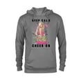 thumbnail image 1 of Disney Channel Zombies 2 Addison Keep Calm and Cheer On  - Pullover Hoodie for Adults - Customized-Graphite Heather, 1 of 5