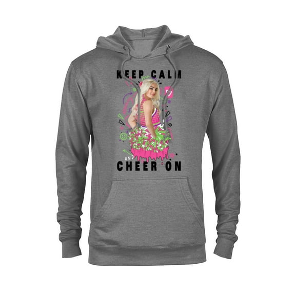 Disney Channel Zombies 2 Addison Keep Calm and Cheer On - Pullover Hoodie for Adults - Customized-Graphite Heather