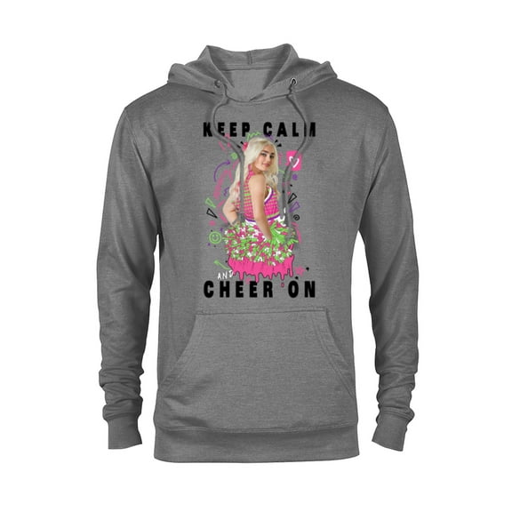 Disney Channel Zombies 2 Addison Keep Calm and Cheer On  - Pullover Hoodie for Adults - Customized-Graphite Heather