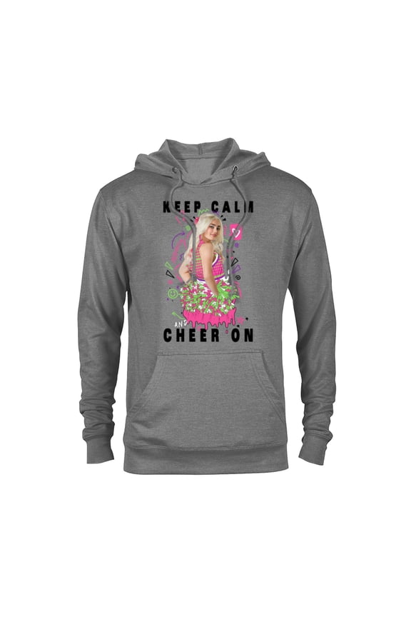 Channel Zombies 2 Addison Keep Calm and Cheer On  - Pullover Hoodie for Adults - Customized-Graphite Heather