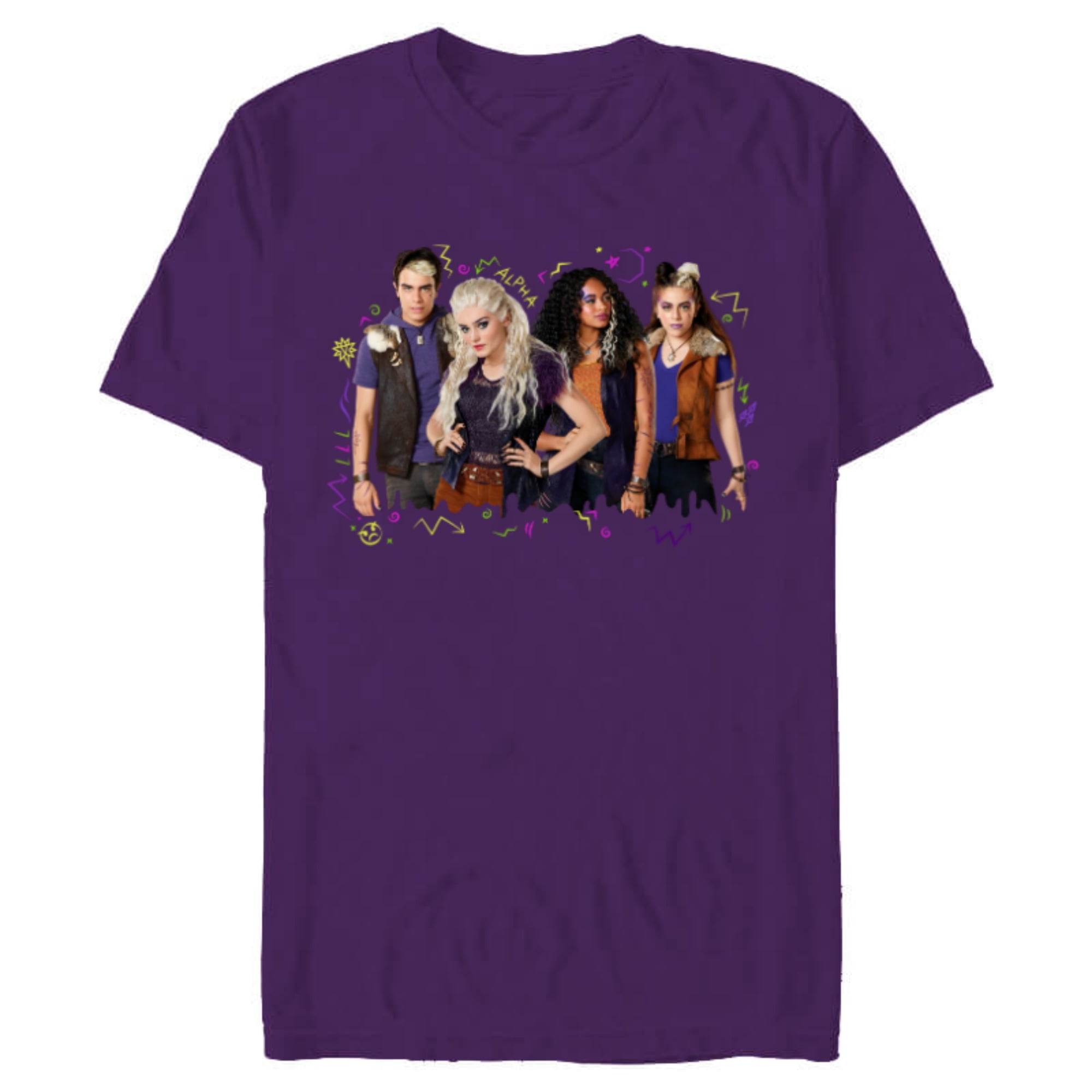 Disney Channel Zombies Addison and Werewolves Short Sleeve