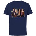thumbnail image 1 of Disney Channel Zombies 2 Addison and Werewolves - Short Sleeve Cotton T-Shirt for Adults- Customized-Navy, 1 of 5