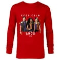 thumbnail image 1 of Disney Channel Zombies 2 Keep Calm and Awoo On - Long Sleeve T-Shirt for Men- Customized-New Red, 1 of 5
