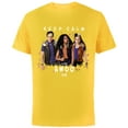 thumbnail image 1 of Disney Channel Zombies 2 Keep Calm and Awoo On - Short Sleeve Cotton T-Shirt for Adults- Customized-Yellow, 1 of 5