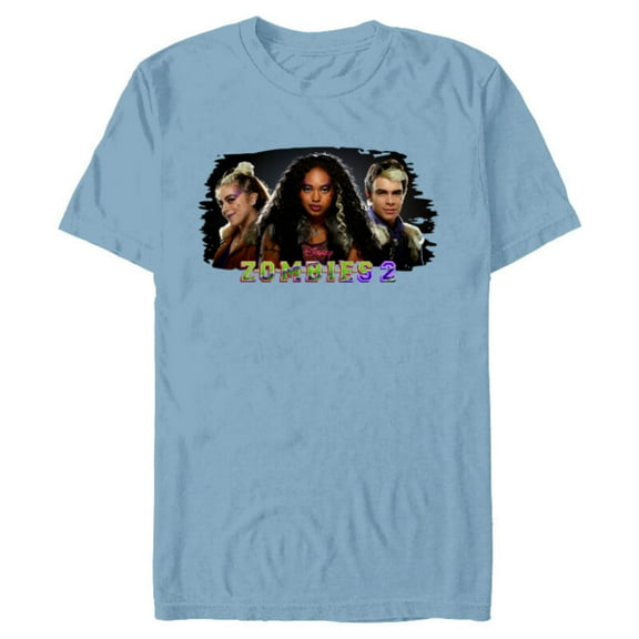 Disney Channel Zombies 2 Werewolves - Short Sleeve Blended T-Shirt for Adults - Customized-Ocean Blue