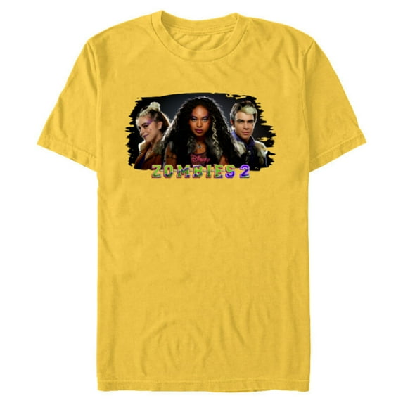 Disney Channel Zombies 2 Werewolves - Short Sleeve Blended T-Shirt for Adults - Customized-Yellow