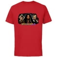 thumbnail image 1 of Disney Channel Zombies 2 Werewolves - Short Sleeve Cotton T-Shirt for Adults - Customized-Red, 1 of 5
