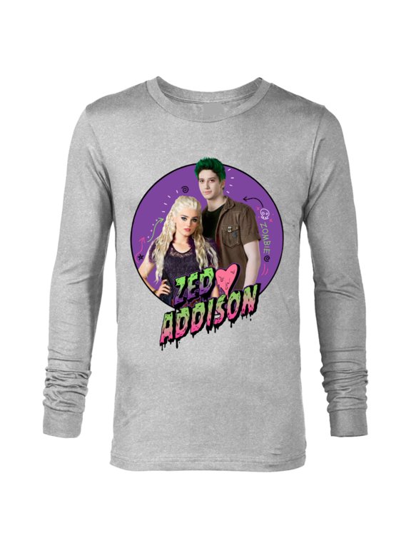 Channel Zombies 2 Zed and Addison Love - Long Sleeve T-Shirt for Men- Customized-Athletic Heather