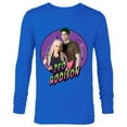 thumbnail image 1 of Disney Channel Zombies 2 Zed and Addison Love  - Long Sleeve T-Shirt for Men- Customized-Royal, 1 of 5