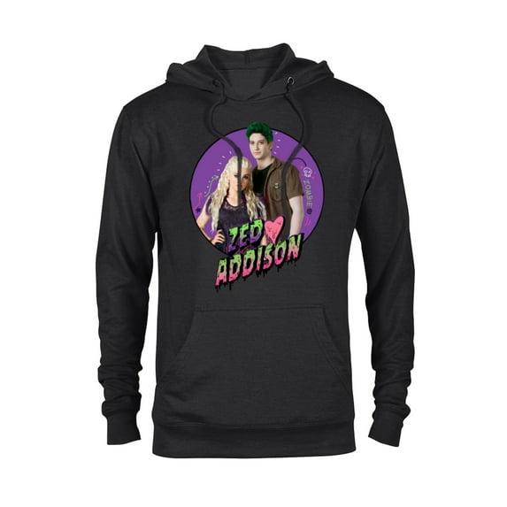Disney Channel Zombies 2 Zed and Addison Love - Pullover Hoodie for Adults – Customized-Black