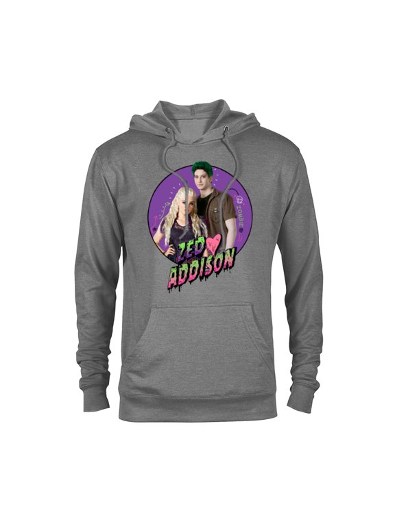 Channel Zombies 2 Zed and Addison Love - Pullover Hoodie for Adults – Customized-Graphite Heather