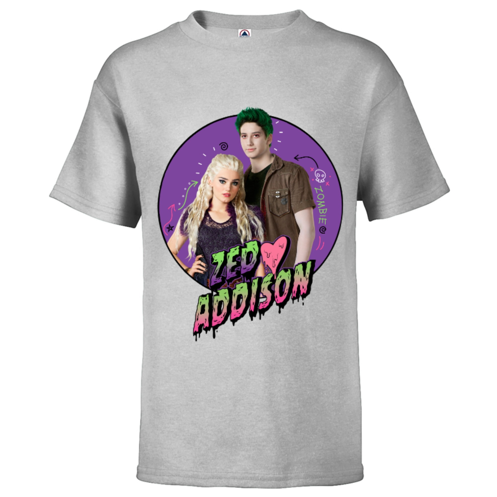 Zombies 2 Zed and Addison Love  Kids T-Shirt for Sale by