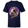 thumbnail image 1 of Disney Channel Zombies 2 Zed and Addison Love  - Short Sleeve T-Shirt for Kids- Customized-Navy, 1 of 5