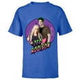 thumbnail image 1 of Disney Channel Zombies 2 Zed and Addison Love  - Short Sleeve T-Shirt for Kids- Customized-Royal, 1 of 5