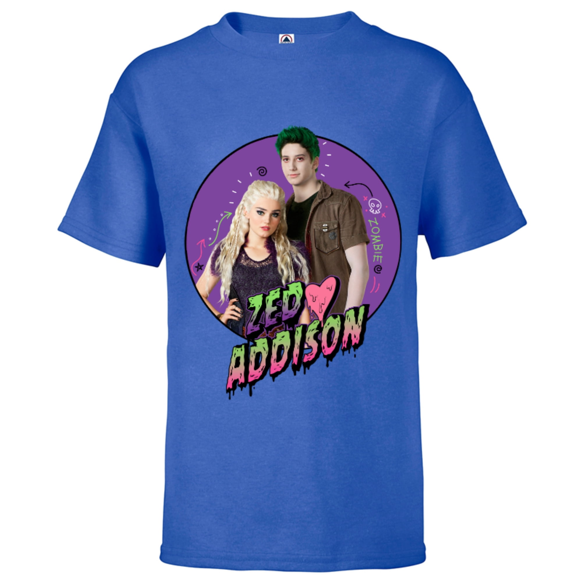 Zombies 2 Zed and Addison Love  Kids T-Shirt for Sale by