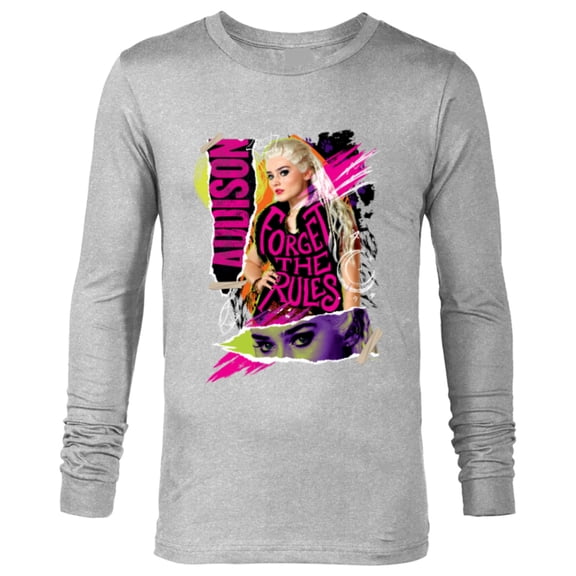 Disney Channel Zombies 3 Addison Forget the Rules - Long Sleeve T-Shirt for Men - Customized-Athletic Heather