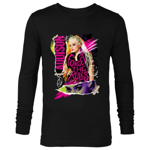 Disney Channel Zombies 3 Addison Forget the Rules - Long Sleeve T-Shirt for Men - Customized-Black