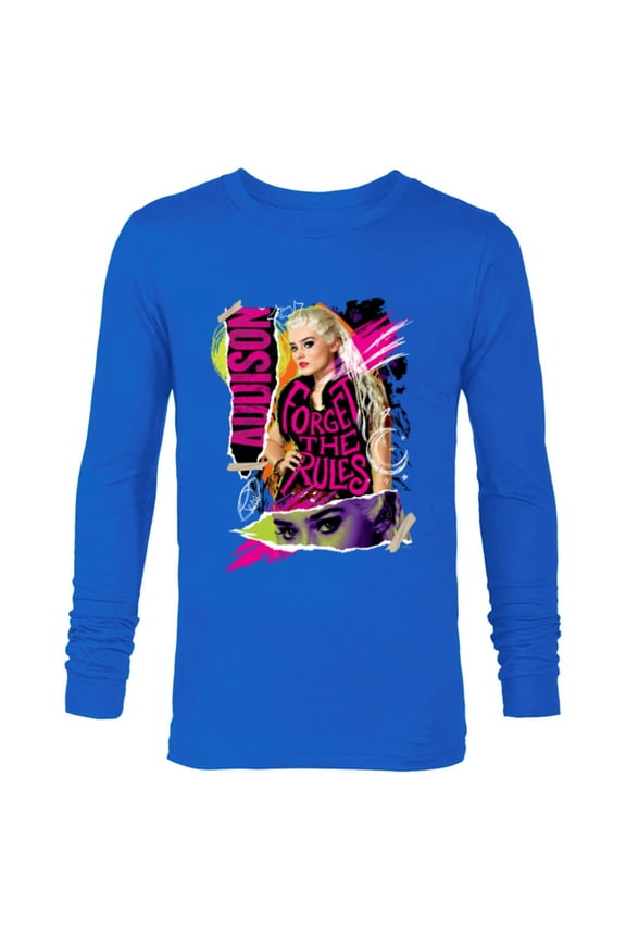 Channel Zombies 3 Addison Forget the Rules - Long Sleeve T-Shirt for Men - Customized-Navy