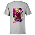 thumbnail image 1 of Disney Channel Zombies 3 Addison Forget the Rules - Short Sleeve T-Shirt for Kids - Customized-Athletic Heather, 1 of 5