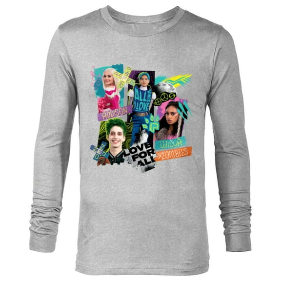Disney Channel Zombies 3 Love for All, All Kinds of Love - Long Sleeve T-Shirt for Men - Customized-Athletic Heather