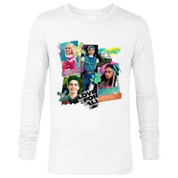 Disney Channel Zombies 3 Love for All, All Kinds of Love - Long Sleeve T-Shirt for Men - Customized-White