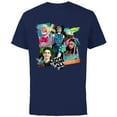 thumbnail image 1 of Disney Channel Zombies 3 Love for All, All Kinds of Love - Short Sleeve Cotton T-Shirt for Adults - Customized-Navy, 1 of 5