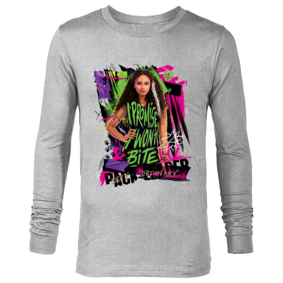 Disney Channel Zombies 3 Willa I Promise I Won’t Bite - Long Sleeve T-Shirt for Men - Customized-Athletic Heather