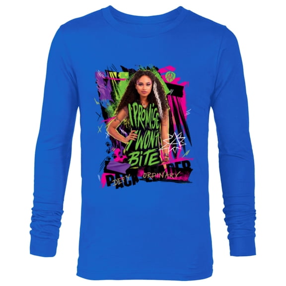 Disney Channel Zombies 3 Willa I Promise I Won’t Bite - Long Sleeve T-Shirt for Men - Customized-Navy