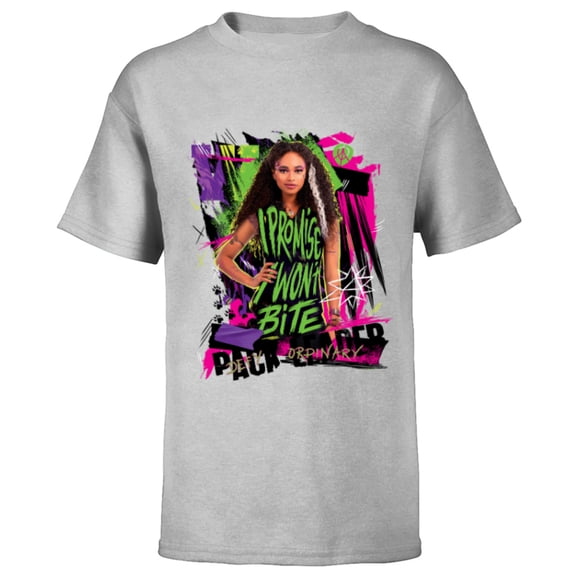 Disney Channel Zombies 3 Willa I Promise I Won’t Bite - Short Sleeve T-Shirt for Kids - Customized-Athletic Heather