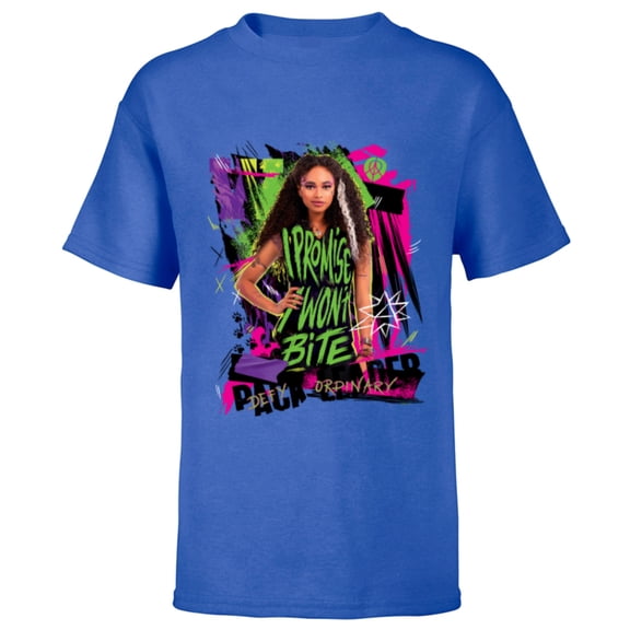 Disney Channel Zombies 3 Willa I Promise I Won’t Bite - Short Sleeve T-Shirt for Kids - Customized-Royal