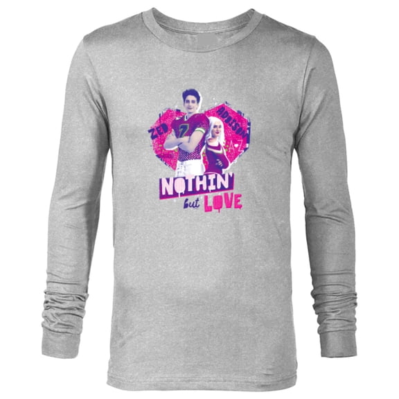 Disney Channel Zombies 3 Zed Addison Nothin’ But Love - Long Sleeve T-Shirt for Men - Customized-Athletic Heather