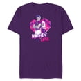 thumbnail image 1 of Disney Channel Zombies 3 Zed Addison Nothin’ But Love - Short Sleeve Blended T-Shirt for Adults - Customized-Purple, 1 of 5
