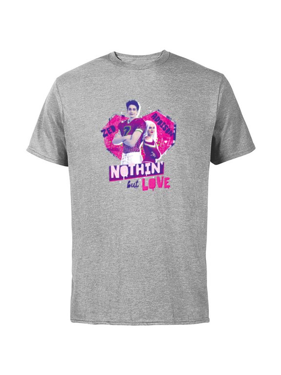 Channel Zombies 3 Zed Addison Nothin’ But Love - Short Sleeve Cotton T-Shirt for Adults - Customized-Athletic Heather