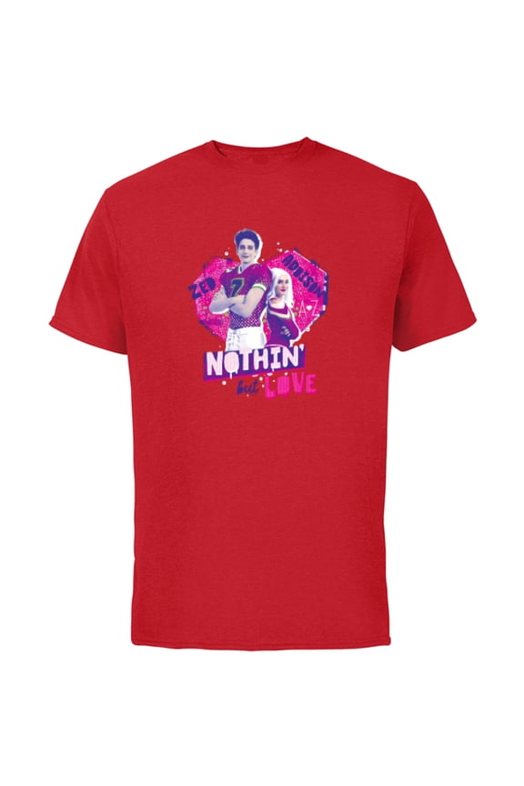 Channel Zombies 3 Zed Addison Nothin’ But Love - Short Sleeve Cotton T-Shirt for Adults - Customized-Red