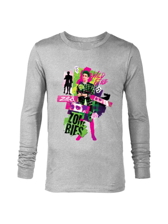 Channel Zombies 3 Zed Wild Style Z-O-M-B-I-E-S 3 - Long Sleeve T-Shirt for Men - Customized-Athletic Heather