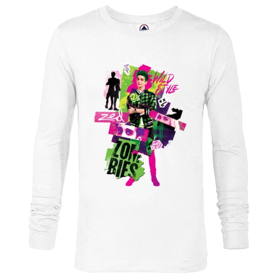 Disney Channel Zombies 3 Zed Wild Style Z-O-M-B-I-E-S 3 - Long Sleeve T-Shirt for Men - Customized-White
