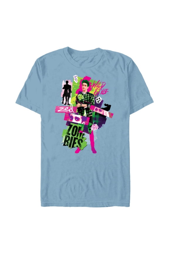 Channel Zombies 3 Zed Wild Style Z-O-M-B-I-E-S 3 - Short Sleeve Blended T-Shirt for Adults - Customized-Ocean Blue