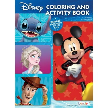 Disney Character Mashup 48-page Coloring and Activity Book, by Bendon, Paperback