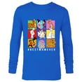 thumbnail image 1 of Disney Characters #BestMomEver Mother's Day - Long Sleeve T-Shirt for Men - Customized-Navy, 1 of 5
