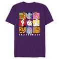 thumbnail image 1 of Disney Characters #BestMomEver Mother's Day - Short Sleeve Blended T-Shirt for Adults - Customized-Purple, 1 of 5
