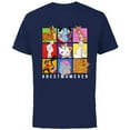 thumbnail image 1 of Disney Characters #BestMomEver Mother's Day - Short Sleeve Cotton T-Shirt for Adults - Customized-Navy, 1 of 5